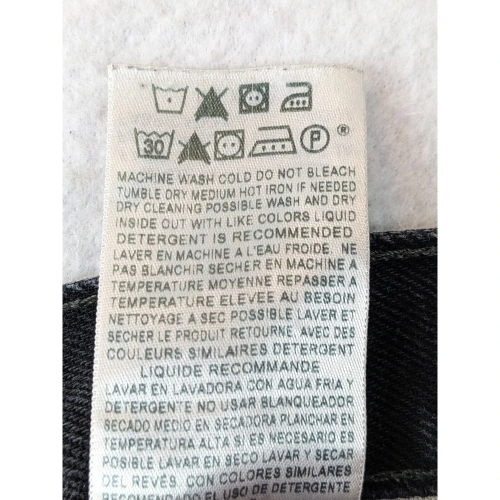 Levis 505 Mens Jeans Size 40 x 32 Cotton Black